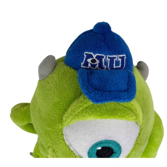 Pixar Disney Monsters University Mike Wazowski Plush 8" Hat & Braces - Picture 5 of 12